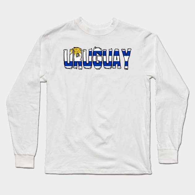 Uruguay Long Sleeve T-Shirt by Design5_by_Lyndsey